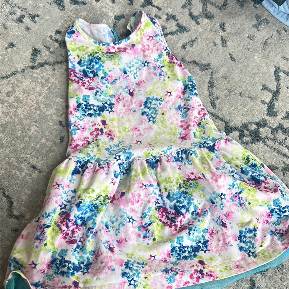 American Girl Casual Dress in Vibrant Blue